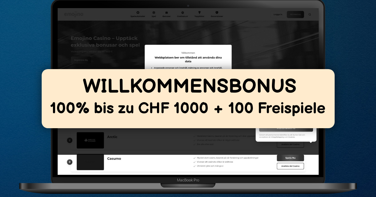 Emojino Casino: Beste Online Slots in der Schweiz